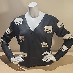 Skull button down by Double Trouble Apparel